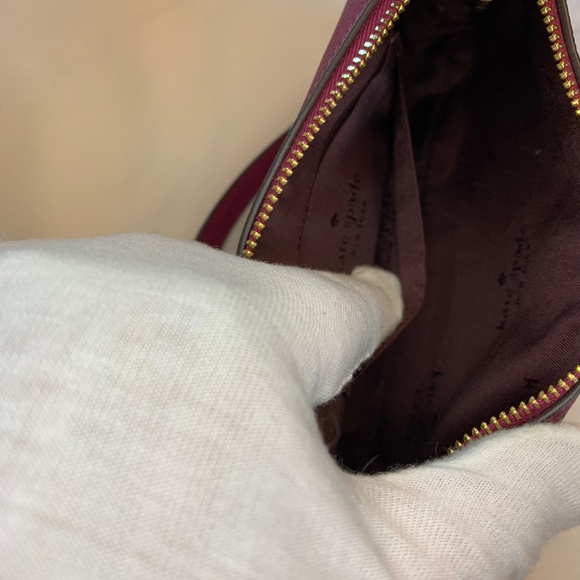 NWT! Kate Spade ♠️ Genuine Pebbled Leather Kayla Convertible Handbag / Wristlet! - Picture 13 of 13